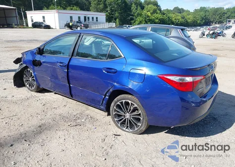 2016 Toyota Corolla S Plus from USA, damaged, VIN 2T1BURHE6GC563524